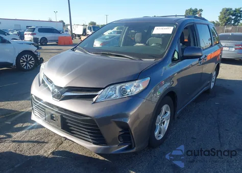 2020 Toyota Sienna Le from USA, damaged, VIN 5TDKZ3DC8LS046519